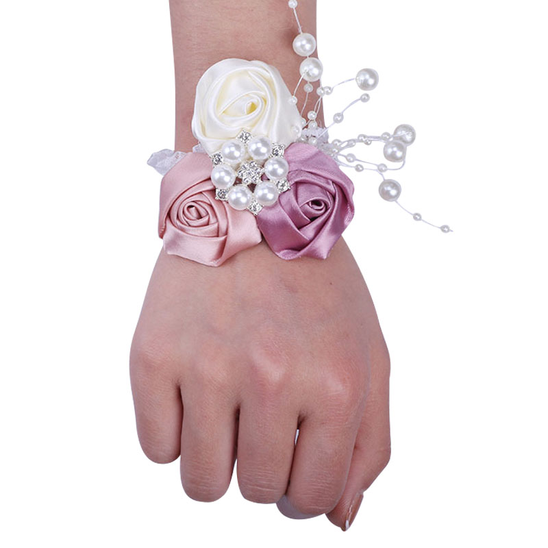 Elastic hot sale corsage bracelet