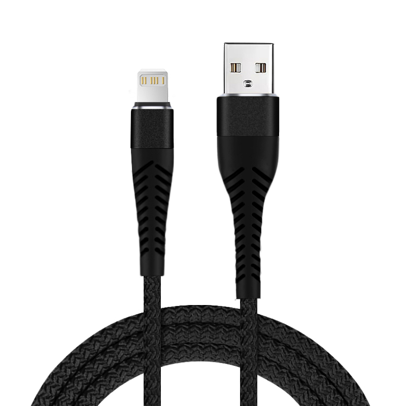 Acheter Câble de chargeur USB pour iPhone 1413 12 11 Pro X XR XS Max 5 6 s  6s 7 8 Plus Charge rapide Origine Long court Fil Téléphone Data Cord 3m