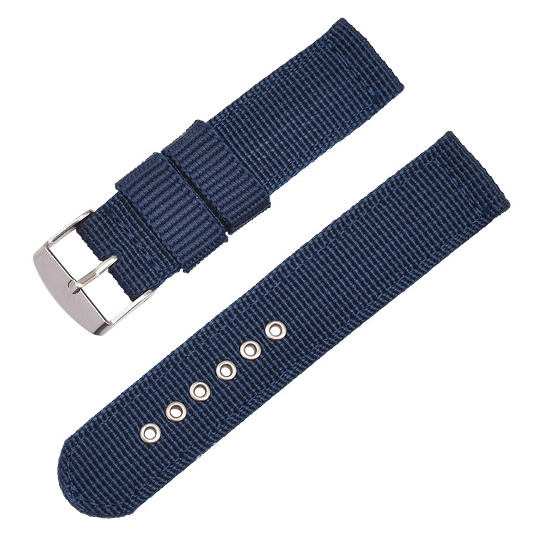 Canvas Nylon Watch Band Straps 16-24mm Breathable Fabric | eBay