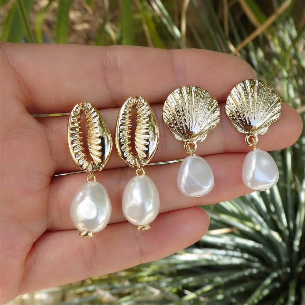 New look sale shell earrings