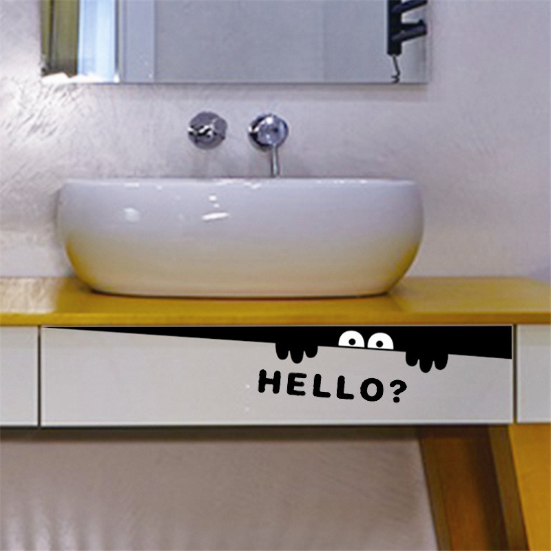 Toilet Stickers For Home Decoration Waterproof Vinyl Mural Art Diy 3d Wc