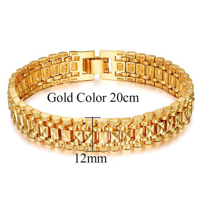 Male hand 2024 bracelet gold