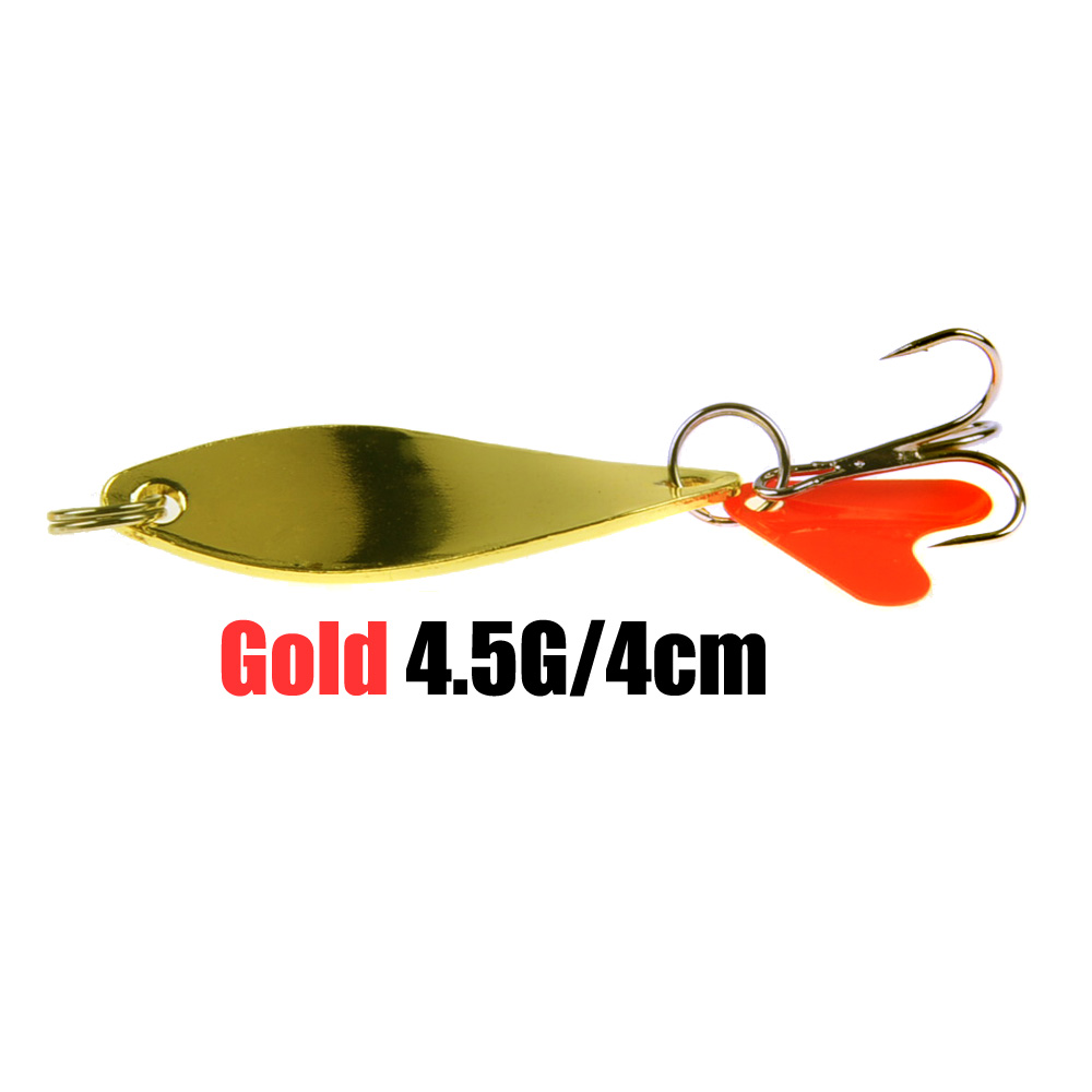 Silver Gold Fishing Lure Hooks Surface Plating Good for Freshwater