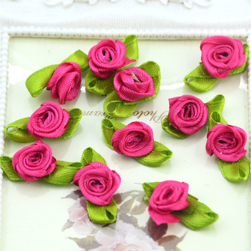  100 Pieces Handmade Artificial Pink Color Mini