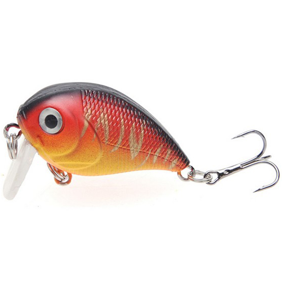 Floating Fishing Lure Hooks Fish Wobbler Tackle Crankbait Artificial  Hard