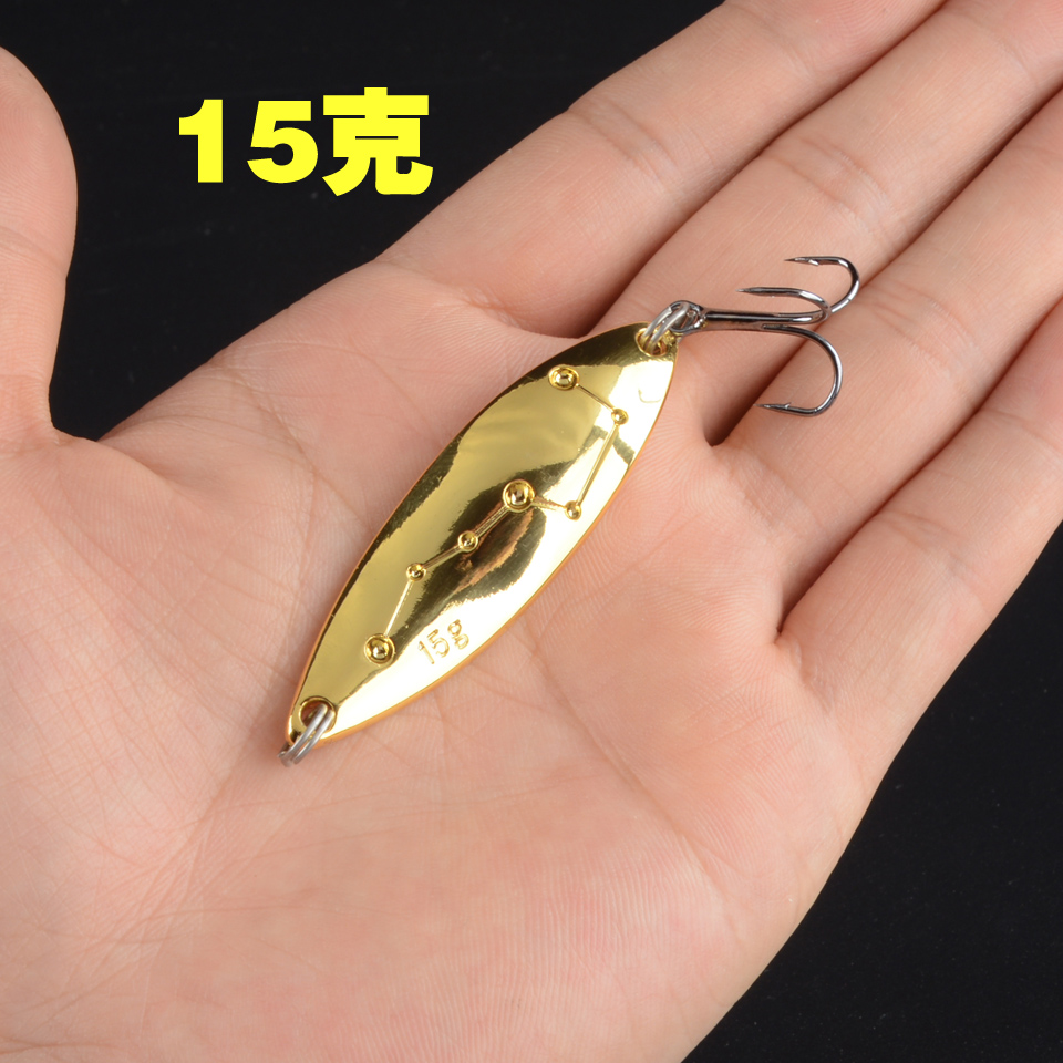Silver Gold Fishing Lure Hooks Surface Plating Good for Freshwater