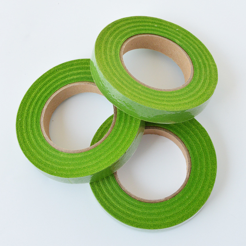 30pcs Flower Stub Stems Paper Green Floral Tape Iron Wire