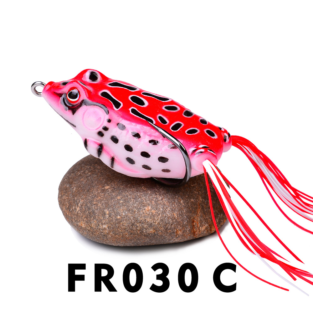 Buy Topwater Floating Bass Fishing Lure Speckle Back Soft Plastic Frog Bait  With Double Hook Skirt Tail Jumping Frog from Weihai J.F Import and Export  Co., Ltd., China