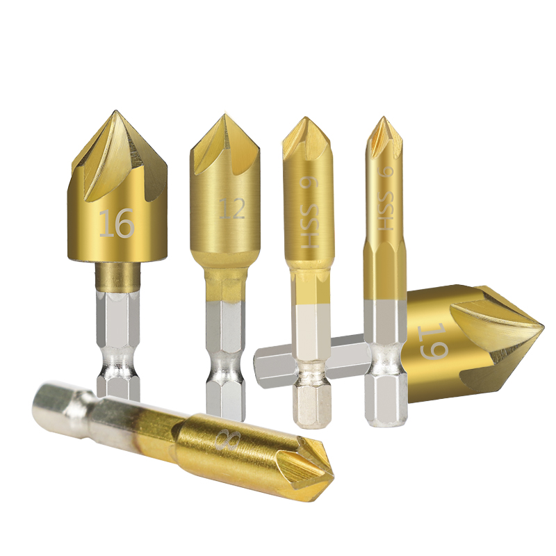 Hex shank deals countersink bit