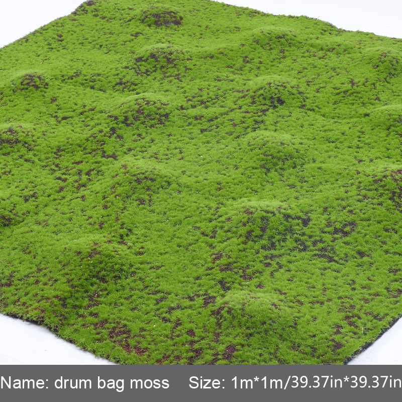 Artificial plants turf moss carpet 1M*1M outdoor simulation decoration  green landscape home window wall festival wedding