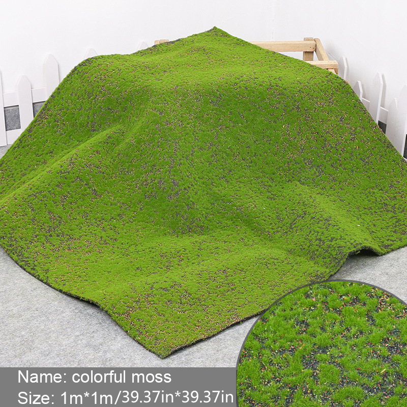 Artificial plants turf moss carpet 1M*1M outdoor simulation